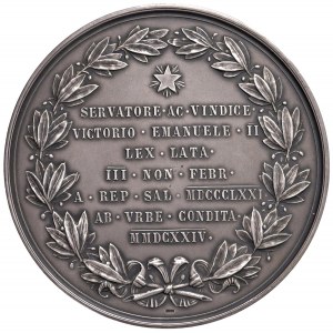 Viktor Emanuel II (1861-1878) Medaile 1874 Hlavní město Říma...