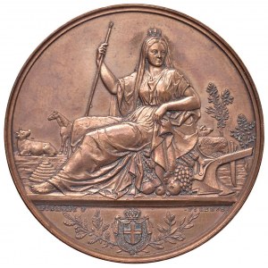 Sous Umberto I (1878-1900) Médaille 1878 Ministère de la...