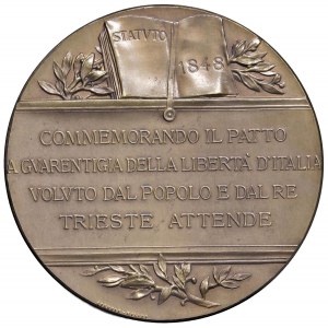Durante Umberto I (1878-1900) Médaille 1898 Cinquantième anniversaire de ...