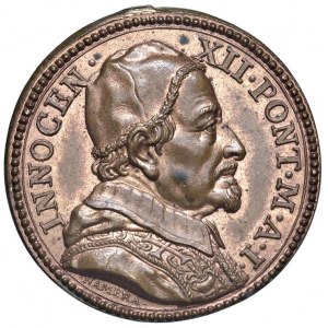Inocenc XII (1691-1700) Výroční medaile A. I 1691 Justicia...