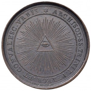 Leo XII (1823-1829) Medal 1825 Jubilee Year, Eye and...