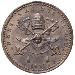 Léon XII (1823-1829) Médaille 1826 Pour l'année jubilaire de...