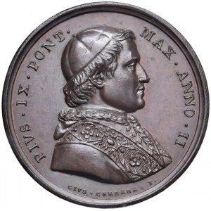 Pie IX (1846-1878) Médaille (1848) A. II Lavement des pieds -...