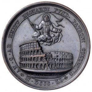 Pius IX (1846-1878) Medaile 1851 Sté výročí založení...