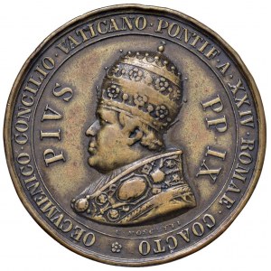 Pie IX (1846-1878) Médaille extraordinaire (1869) A.XXIV Conc...