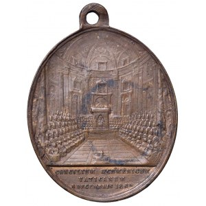 Pio IX (1846-1878) Medaglia straordinaria 1869 A.XXIV Concil...