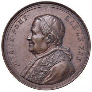 Pius IX (1846-1870) Medaile (1875) A. XXX Hospic chudých...