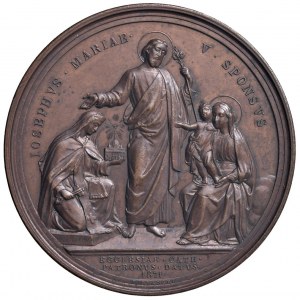 Pius IX (1846-1870) Medal (1876) Election of St. Joseph ...