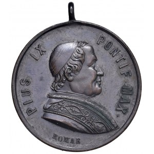 Pius IX (1846-1870) Mimořádná medaile 1877 50. výročí vydání...