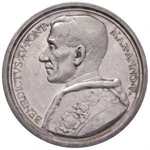 Benedict XV (1914-1922) Medal (1919) A. V Ministry headquarters...