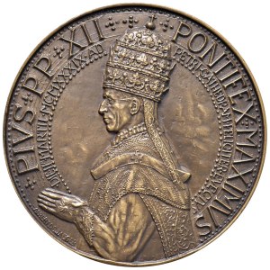 Pius XII (1939-1958) Medal for election to the Pontificate -...