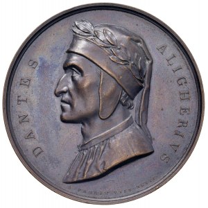 Dante Alighieri (1265-1321) Medaglia 1831 Commemorativa del ...