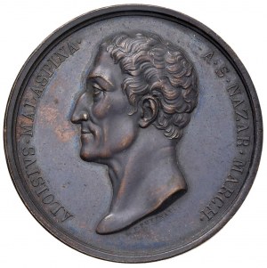 Luigi Malaspina (1754-1835) Medal 1835 Prospectus of the muse...