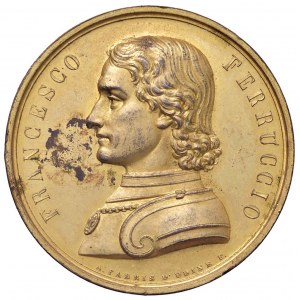 Francesco Ferrucci (1489-1530) Médaille 1846 Au chef ...