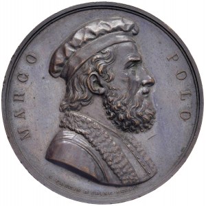 Marco Polo (1254-1324) Medaile 1847 Deváté setkání vědeckých...