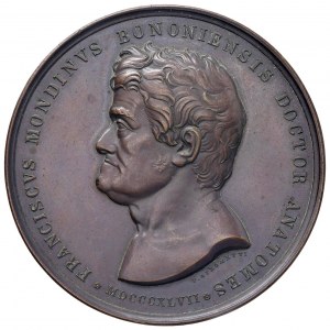 Francesco Mondino dei Luzzi (1270-1326) Médaille 1847 En mémoire...