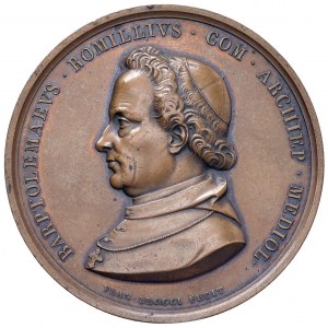 Carlo Bartolomeo Romilli (1847-1859) Medal 1847 Cardinal...