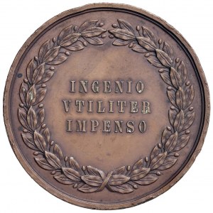Sesto Properzio (47 a.C-14 a. C.) Medaglia 1867 In memoria d...
