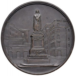 Giordano Bruno (1548-1600) Medaile 1889 Slavnostní otevření...