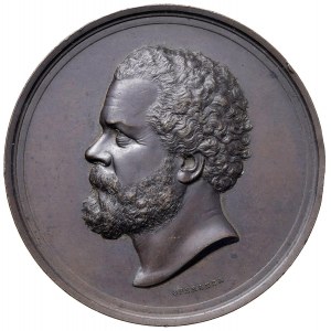 Giosuè Carducci (1835-1907) Medaile 1895 Vznešenému básníkovi - ...