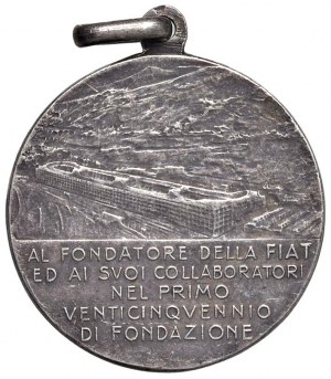 Giovanni Agnelli (1866-1945) Medal 1924 XXV years of founding...