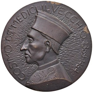 Cosimo de' Medici the Elder (1389-1464) Médaille en fonte ...