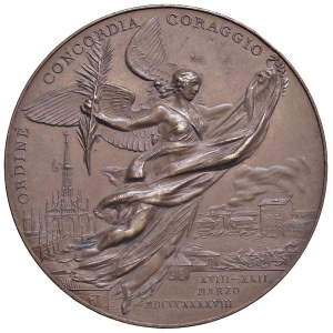 MILANO Medaglia 1895 Inaugurazione del Monumento in memoria ...