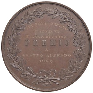 MILAN Medal 1896 Prize of the school of ornamentation II year of...