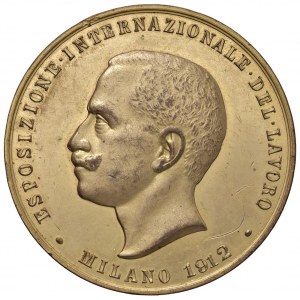 MILANO Medaglia 1912 Esposizione Internazionale del Lavoro -...