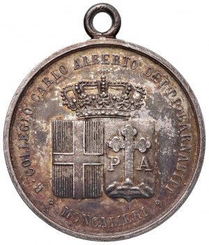 MONCALIERI Medal 1908 Collegio Carlo Alberto, Institute gi...