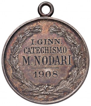 MONCALIERI Medal 1908 Collegio Carlo Alberto, Institute gi...
