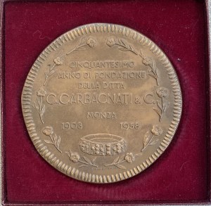 MONZA Medal 1958 for the Fiftieth Anniversary of the Foundation of the...