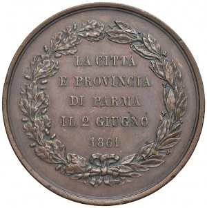 PARMA Victor Emmanuel II (1861-1878) Medal 1861 City and...