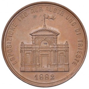 TRIESTE Medaile 1882 Zemědělská a zemědělská průmyslová výstava...