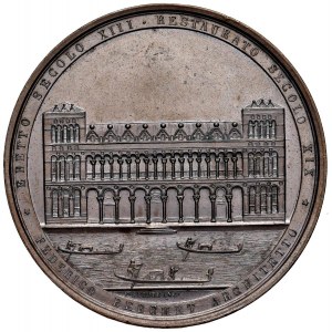 VENEZIA Medaglia 1869 per il restauro del Fondaco dei Turchi...