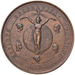 VENEZIA Medaglia 1881 Terzo congresso geografico internazion...