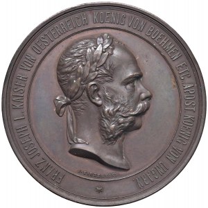 AUSTRIA Franz Joseph I Medal 1873 World's Fair...