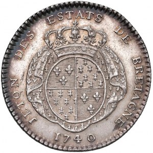 FRANCE Louis XV (1710-1774) Jeton 1740 Etats de Bretagne ...