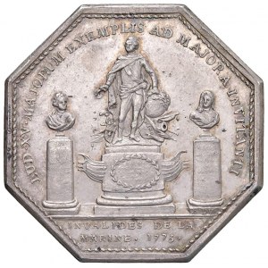 FRANCE Louis XV (1710-1774) Jeton 1773 Pour les invalides de la...