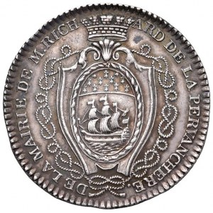 FRANCIA Gettone 1787-1788 De la Mairie de M. Richard de la P...