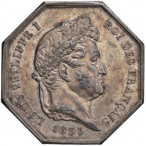FRANCIE Ludvík Filip I. (1830-1848) Žeton z roku 1833 Notáři...