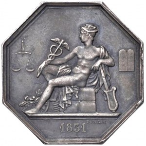 FRANCIA Gettone 1831 Commissari esperti del governamento, le...