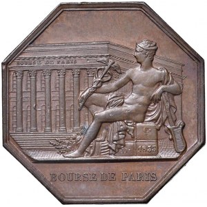 FRANCIE Žeton 1833 Pařížská burza - Opus: nesignováno...
