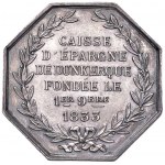 FRANCE Token post-1880 Savings Bank of Dun...