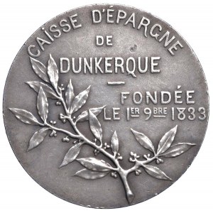 FRANCIE Medaile po roce 1880 Savings Bank of Du...