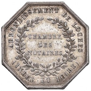 FRANCE Žeton nedatovaný An. XI Notářská komora arro...
