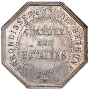 FRANCIA Gettone senza data Camera dei Notai dell'arrondissem...