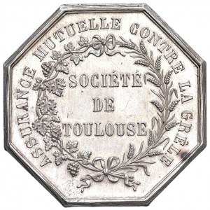 FRANCE Jeton non daté Compagnie de Toulouse, Assurance ...