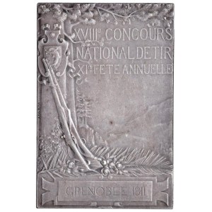 FRANCE Plaque de Grenoble 1911 17ème Concours National de ...