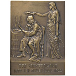 FRANCE. Plaque artistique monnayée Art Déco 1922 Troisième Ce...